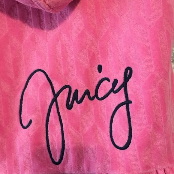 Juicy Baby Girl's Hooded Cover-Up 18-24 Months - Picture 7 of 8